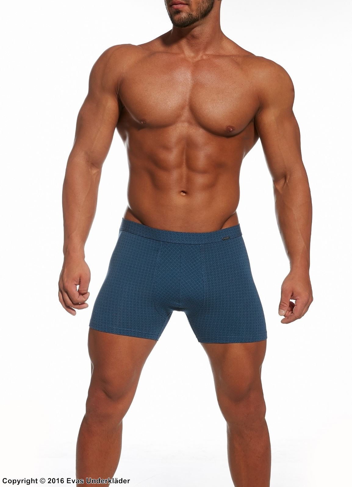 Smårutiga boxershorts, tight modell